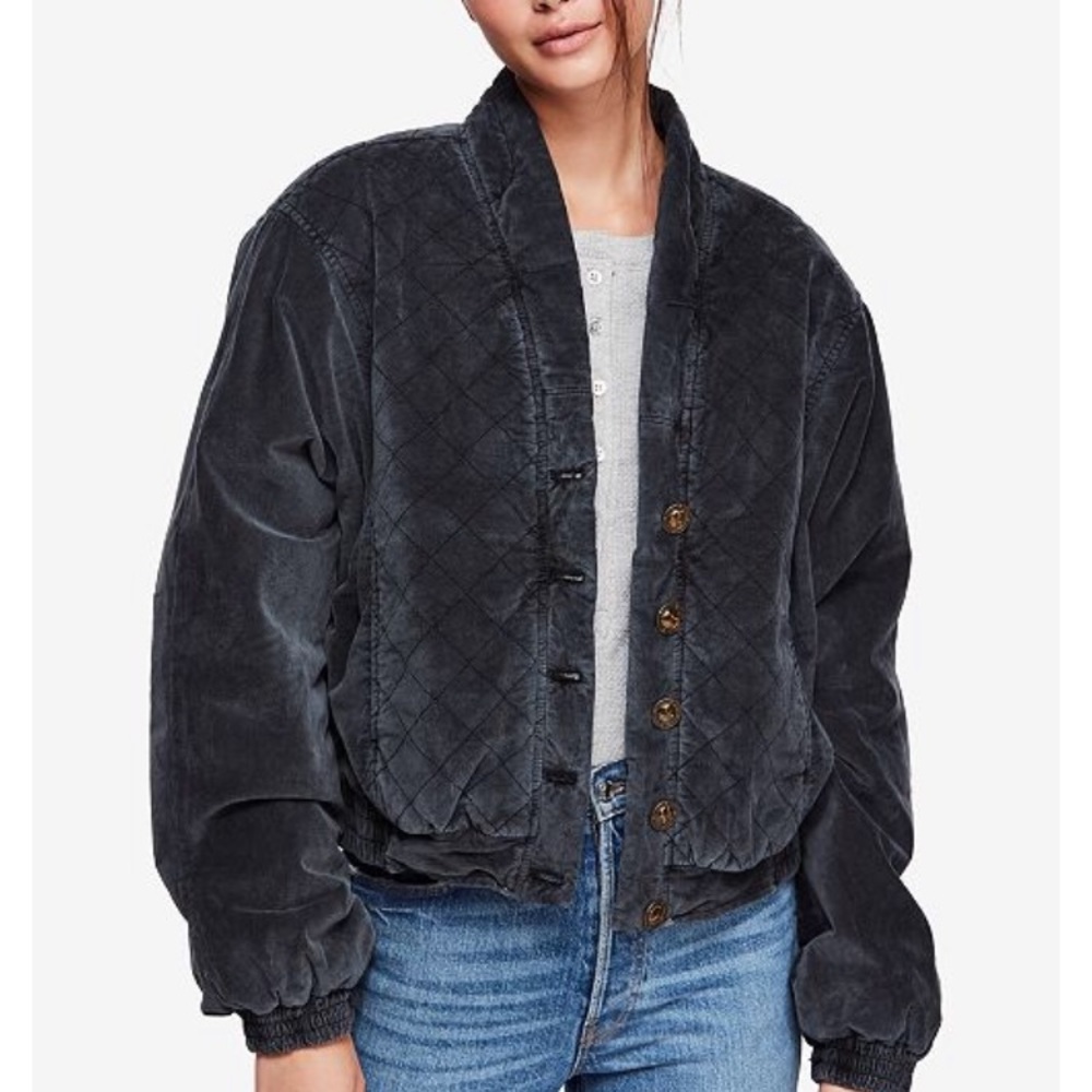 Free People Quilted Jacket